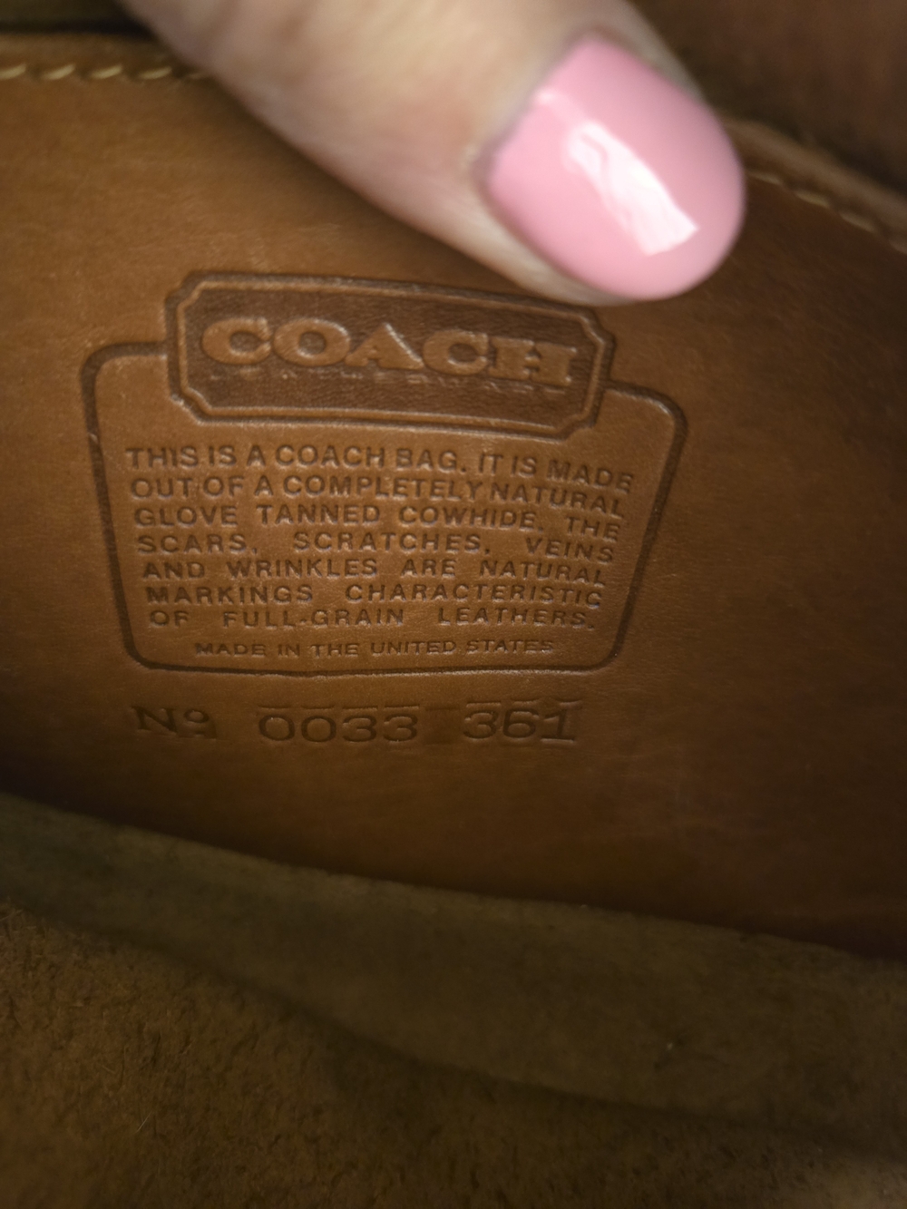Vintage Coach Pocket Purse "Penny Pocket" 9755 - Picture 7 of 7